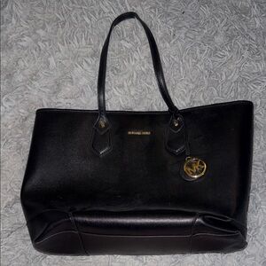 Michael Kors Black Leather Tote